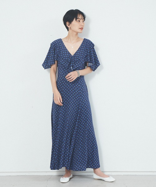 Rouge vif（ルージュヴィフ）の「フワラープリントワンピース（ワンピース・レディース・ピンク/ブルー・36/38）」の16枚目の写真