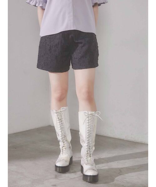merry jenny（メリージェニー）の「シアーflowerショートパンツ（その他パンツ・レディース・ブラック/アイボリー・FREE）」の19枚目の写真