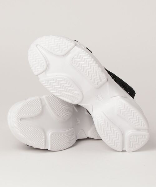 E.TOKYO（イートーキョー）の「E.TOKYO /厚底サンダル スポーツサンダル (XSWY0729)（サンダル・レディース・ホワイト/ブラック・38/37/39/40/36/35）」の4枚目の写真