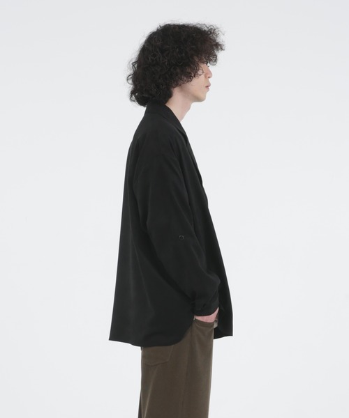 Iroquois（イロコイ）の「ECO SUEDE BIG SH（シャツ/ブラウス・メンズ・ベージュ/ブラック/ワインレッド・2/3/1）」の12枚目の写真