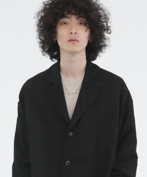 Iroquois（イロコイ）の「ECO SUEDE BIG SH（シャツ/ブラウス・メンズ・ベージュ/ブラック/ワインレッド・2/3/1）」の17枚目の写真