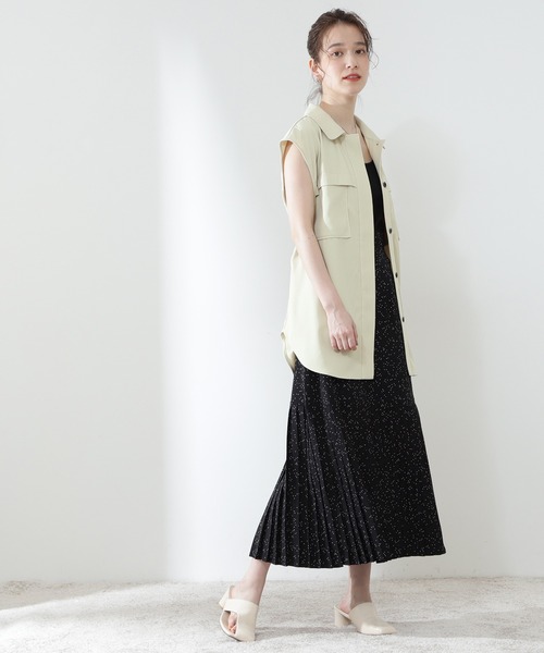 N.（N. Natural Beauty Basic）（エヌエヌナチュラルビューティーベーシック）の「◆ベルト付ジレ（その他アウター・レディース・ブラウン/ベージュ/イエロー・MEDIUM）」の12枚目の写真