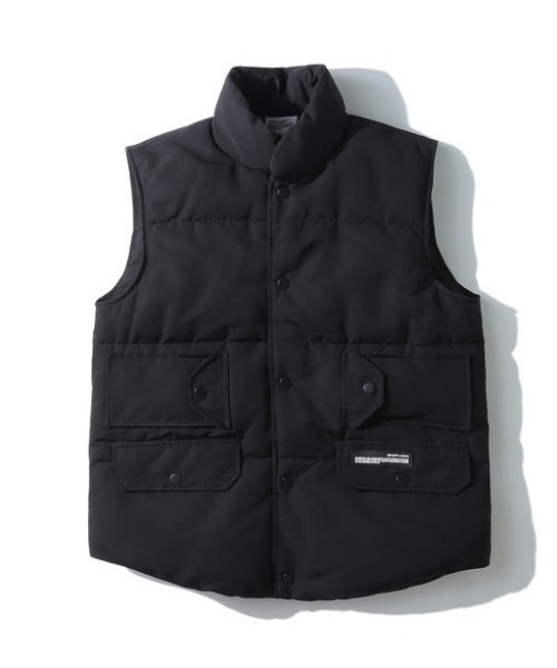 A´GEM/9 × .kom『ARULE/」アルール』Multi Pocket Field Down Vest/マルチポケット フィールドダウン 中綿ベスト