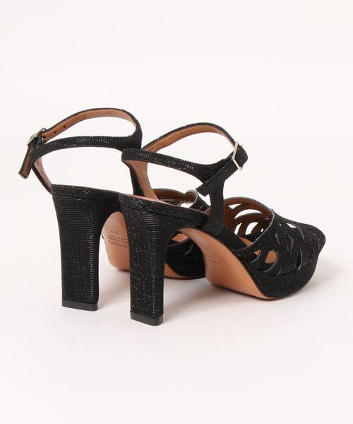 Narcissus(ナルシス)の「【ALBANO】グリッターサンダル(サンダル・レディース・ブラック・38/35/36/37)」の3枚目の写真