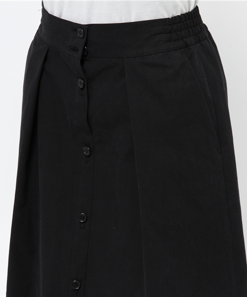 FRAMeWORK（フレームワーク）の「フロントオープン ギャザースカート。（スカート・レディース・ブラック/ホワイト/ベージュ/カーキ・36/38/40）」の11枚目の写真