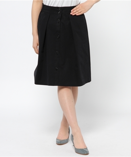 FRAMeWORK（フレームワーク）の「フロントオープン ギャザースカート。（スカート・レディース・ブラック/ホワイト/ベージュ/カーキ・36/38/40）」の20枚目の写真