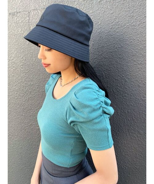 EMODA（エモダ）の「タックスリーブパフトップス（Tシャツ/カットソー・レディース・ホワイト/ブラック/ブルー/その他・FREE）」の18枚目の写真