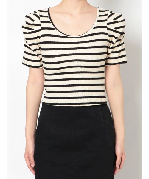 EMODA（エモダ）の「タックスリーブパフトップス（Tシャツ/カットソー・レディース・ホワイト/ブラック/ブルー/その他・FREE）」の20枚目の写真