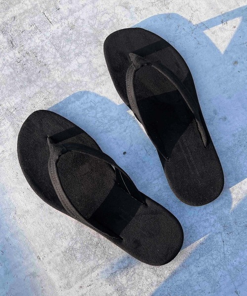 URBAN RESEARCH DOORS(アーバンリサーチドアーズ)の「Made in Japan トングサンダル(サンダル)」|ブラック