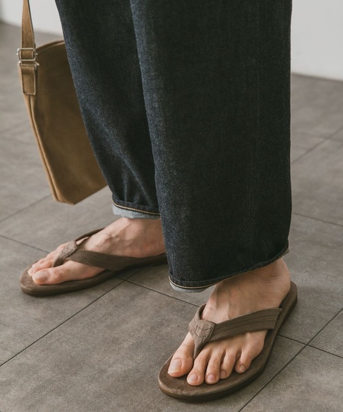 URBAN RESEARCH DOORS（アーバンリサーチドアーズ）の「Made in Japan トングサンダル（サンダル・メンズ・ブラック/ベージュ/グレー系その他・L/M）」の5枚目の写真