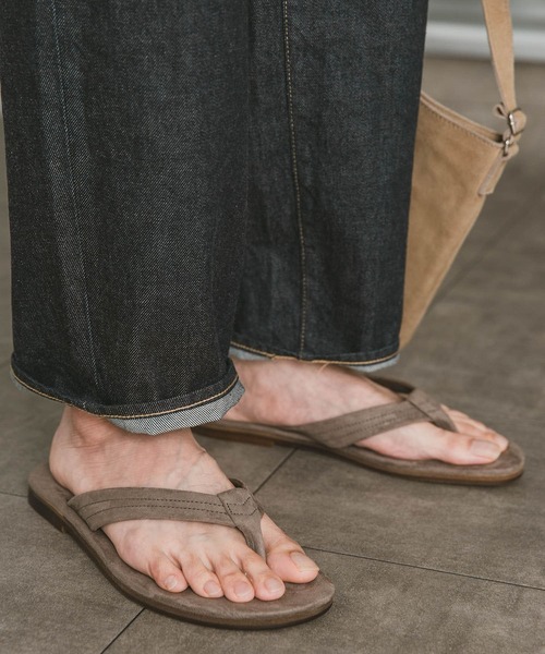 URBAN RESEARCH DOORS（アーバンリサーチドアーズ）の「Made in Japan トングサンダル（サンダル・メンズ・ブラック/ベージュ/グレー系その他・L/M）」の7枚目の写真