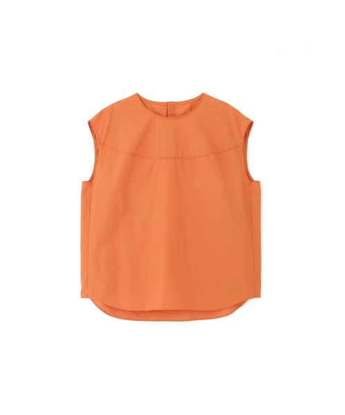 human woman（ヒューマンウーマン）の「◆ヨーク切替ノースリーブブラウス（シャツ/ブラウス・レディース・ホワイト/オレンジ/ベージュ系その他2・MEDIUM）」の21枚目の写真