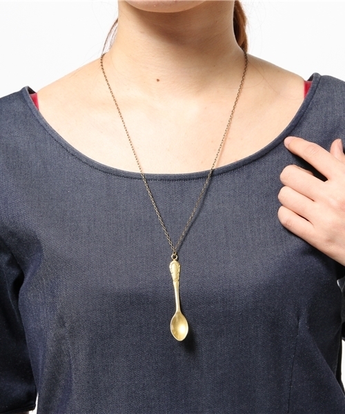PUAL CE CIN（ピュアルセシン）の「スプーン＆フォークネックレス（ネックレス・レディース・その他1/その他2・FREE）」の4枚目の写真