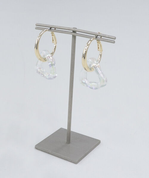fredy emue(フレディエミュ)の「オーロラモチーフゆらゆらピアス 2way(ピアス(両耳用)・レディース・シルバー/ゴールド・FREE)」の8枚目の写真