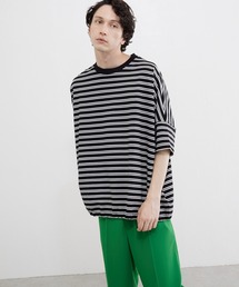 Lui's | ワイドボリュームボーダーカットソー(Tシャツ/カットソー)