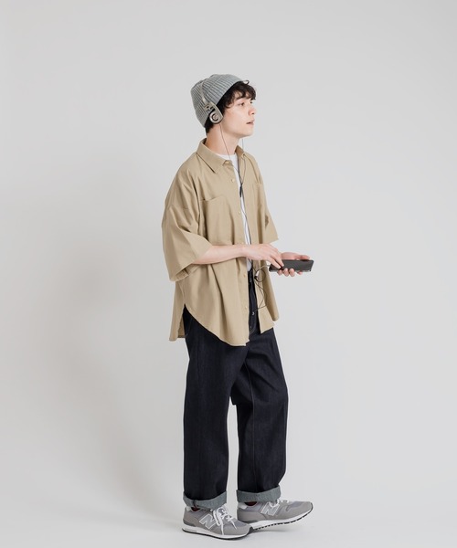 MUHET(ミュエータ)の「テーパードデニムパンツ(デニムパンツ・レディース・ライトブルー/ダークインディゴブルー・SMALL/MEDIUM/X-LARGE)」の1枚目の写真