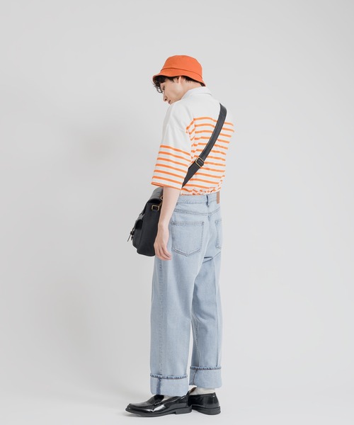 MUHET(ミュエータ)の「テーパードデニムパンツ(デニムパンツ・レディース・ライトブルー/ダークインディゴブルー・SMALL/MEDIUM/X-LARGE)」の14枚目の写真