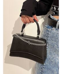 GGチェーン パイソンPATTERN 2WAYバッグ