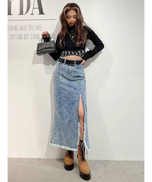 GYDA（ジェイダ）の「GGチェーン パイソンPATTERN 2WAYバッグ（ハンドバッグ・レディース・ブラック/オフホワイト・FREE）」の4枚目の写真