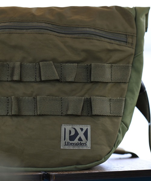 Liberaiders(リベレイダース)の「LIBERAIDERS リベレイダース / PX ROGER SHOULDER BAG ナイロンミリタリーアウトドアショルダーバッグ / 829022201(ショルダーバッグ・メンズ・ブラック/ネイビー/オリーブ・FREE)」の11枚目の写真