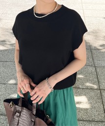 Chez toi | フレンチスリーブボートネックプルオーバー(カーディガン/ボレロ)