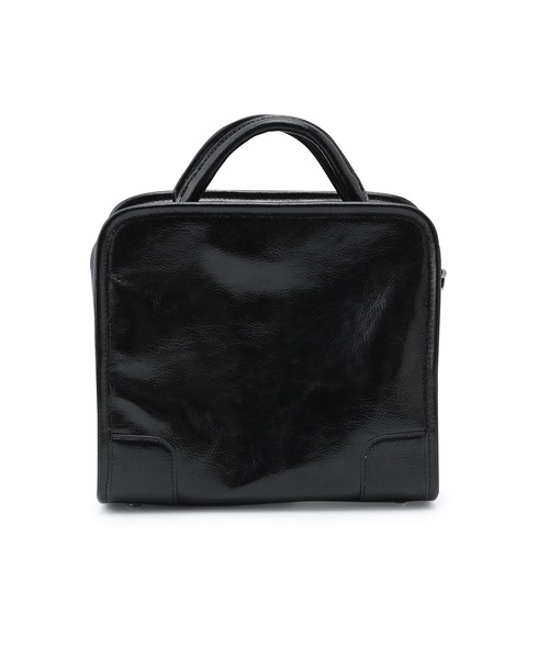 ADAM ET ROPE'（アダムエロペ）の「【2WAY】ボックスミドルバッグ（ショルダーバッグ・レディース・ベージュ/オレンジ/シルバー/ブラック・FREE）」の13枚目の写真