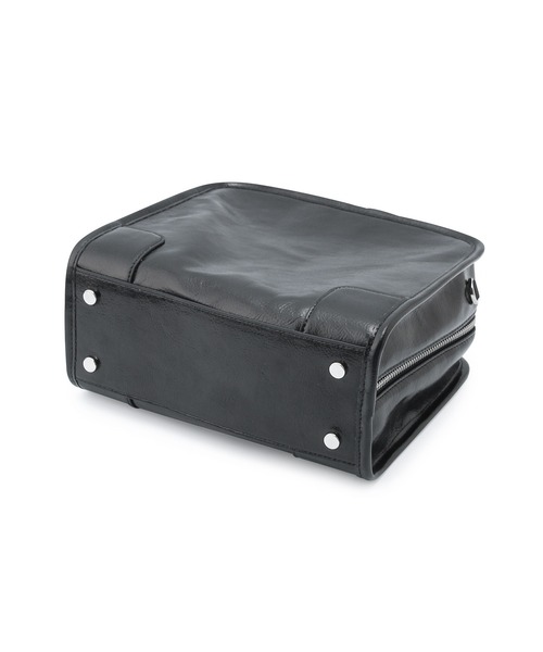 ADAM ET ROPE'（アダムエロペ）の「【2WAY】ボックスミドルバッグ（ショルダーバッグ・レディース・ベージュ/オレンジ/シルバー/ブラック・FREE）」の14枚目の写真