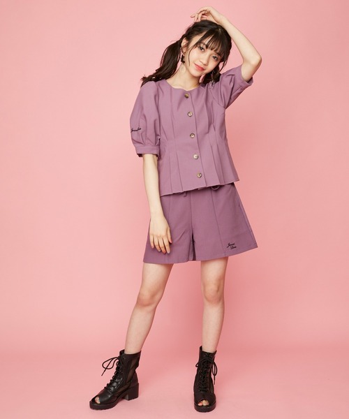 JENNI love（ジェニィラブ）の「細ベルト付きフレアキュロット（その他