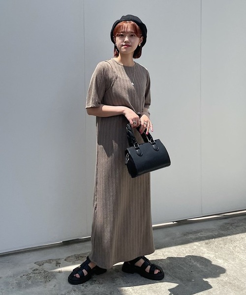 PAGEBOY(ページボーイ)の「アソートパイピングベレー(ハンチング/ベレー帽・レディース・ブラック/ピンク/チェック・FREE)」の12枚目の写真