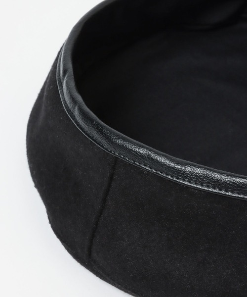 PAGEBOY(ページボーイ)の「アソートパイピングベレー(ハンチング/ベレー帽・レディース・ブラック/ピンク/チェック・FREE)」の4枚目の写真