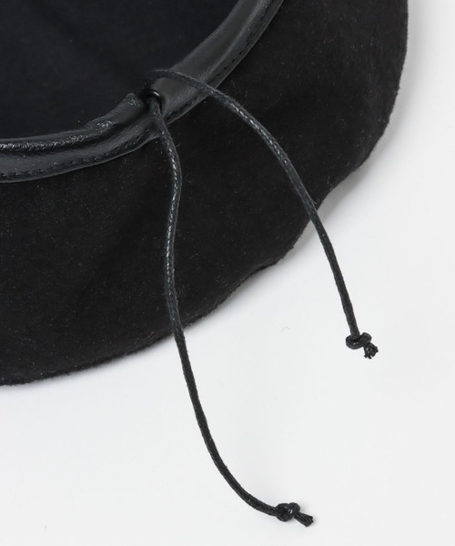 PAGEBOY(ページボーイ)の「アソートパイピングベレー(ハンチング/ベレー帽・レディース・ブラック/ピンク/チェック・FREE)」の5枚目の写真