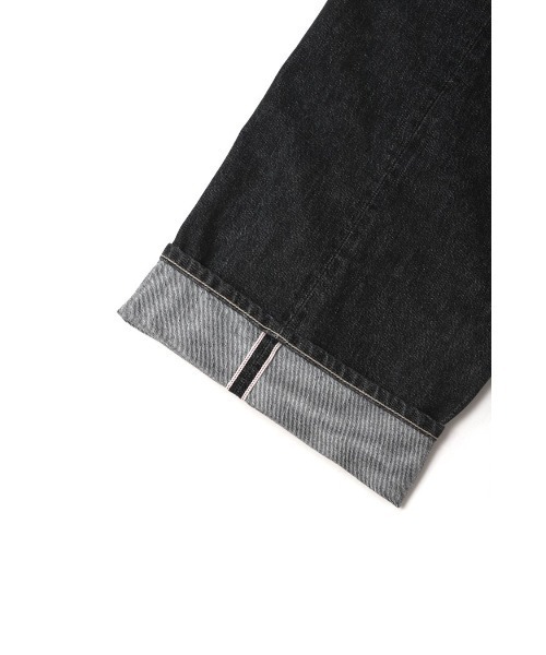 superNova.（スーパーノヴァ）の「【superNova.】Selvedge wide jeans - Bio wash（デニムパンツ・メンズ・ブラック/インディゴブルー・S/M/L）」の10枚目の写真