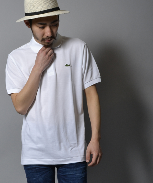 LACOSTE（ラコステ）の「LACOSTE(ラコステ) / ポロシャツ（L1212）（ポロシャツ・メンズ・ホワイト/ブラック/ネイビー・4/3）」の2枚目の写真
