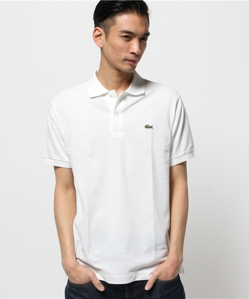 LACOSTE（ラコステ）の「LACOSTE(ラコステ) / ポロシャツ（L1212）（ポロシャツ・メンズ・ホワイト/ブラック/ネイビー・4/3）」の10枚目の写真