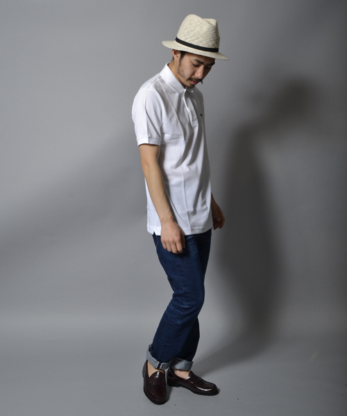 LACOSTE（ラコステ）の「LACOSTE(ラコステ) / ポロシャツ（L1212）（ポロシャツ・メンズ・ホワイト/ブラック/ネイビー・4/3）」の4枚目の写真