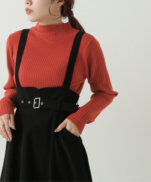 frames RAY CASSIN（フレームスレイカズン）の「グラデーション リブプルオーバー（ニット/セーター・レディース・ブラック/ベージュ/ブラウン/レッド/オフホワイト/サックスブルー/イエロー/グリーン・FREE）」の18枚目の写真