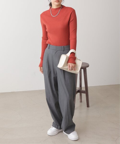 frames RAY CASSIN（フレームスレイカズン）の「グラデーション リブプルオーバー（ニット/セーター・レディース・ブラック/ベージュ/ブラウン/レッド/オフホワイト/サックスブルー/イエロー/グリーン・FREE）」の14枚目の写真