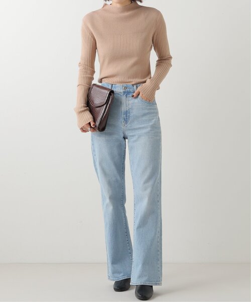 frames RAY CASSIN（フレームスレイカズン）の「グラデーション リブプルオーバー（ニット/セーター・レディース・ブラック/ベージュ/ブラウン/レッド/オフホワイト/サックスブルー/イエロー/グリーン・FREE）」の15枚目の写真