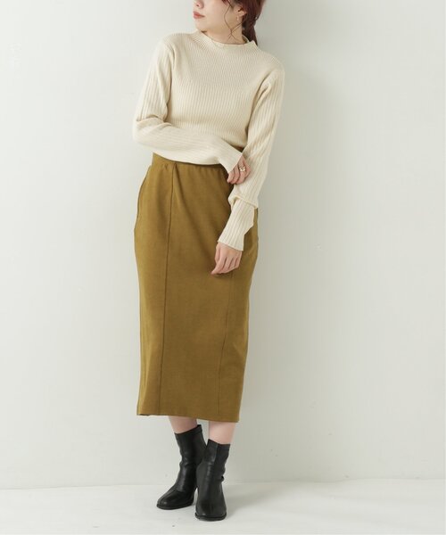 frames RAY CASSIN（フレームスレイカズン）の「グラデーション リブプルオーバー（ニット/セーター・レディース・ブラック/ベージュ/ブラウン/レッド/オフホワイト/サックスブルー/イエロー/グリーン・FREE）」の20枚目の写真