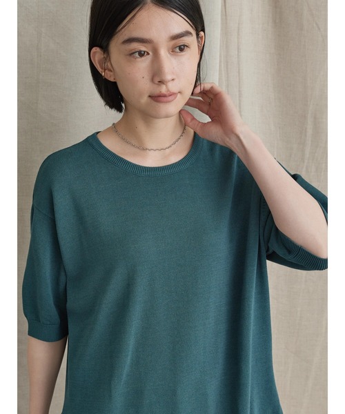 AMERICAN HOLIC(アメリカンホリック)の「レイヤードプルオーバー(Tシャツ/カットソー・レディース・マスタード/グリーン・L/M)」の5枚目の写真