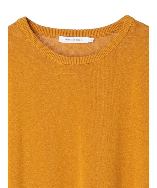 AMERICAN HOLIC(アメリカンホリック)の「レイヤードプルオーバー(Tシャツ/カットソー・レディース・マスタード/グリーン・L/M)」の18枚目の写真
