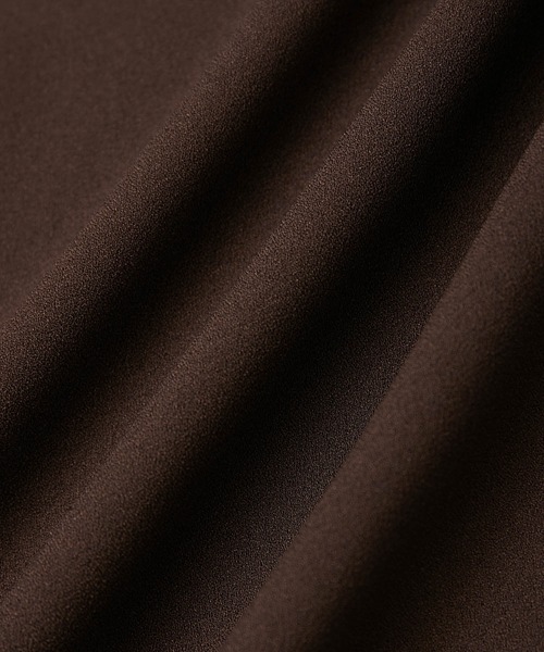 VIS（ビス）の「【洗える・防シワ】フロントタック長袖ブラウス（シャツ/ブラウス・レディース・ダークブラウン/ネイビー/サックスブルー/ピンク/モスグリーン/クリーム/ホワイト系その他5/ピンク系その他2/ブラック系その他・FREE）」の13枚目の写真