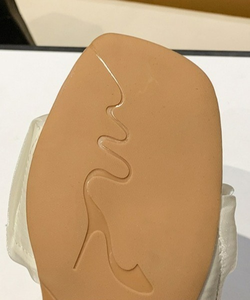 LAC-VERT（ラック・ヴェール）の「オーガンジークリアヒールサンダル（サンダル・レディース・ブラック/ベージュ/アイボリー・S/M/L）」の13枚目の写真