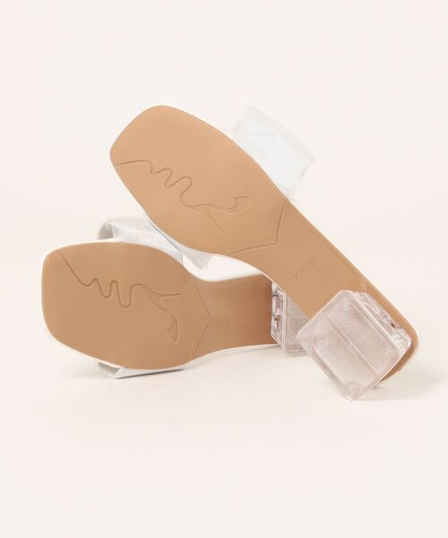 LAC-VERT（ラック・ヴェール）の「オーガンジークリアヒールサンダル（サンダル・レディース・ブラック/ベージュ/アイボリー・S/M/L）」の17枚目の写真