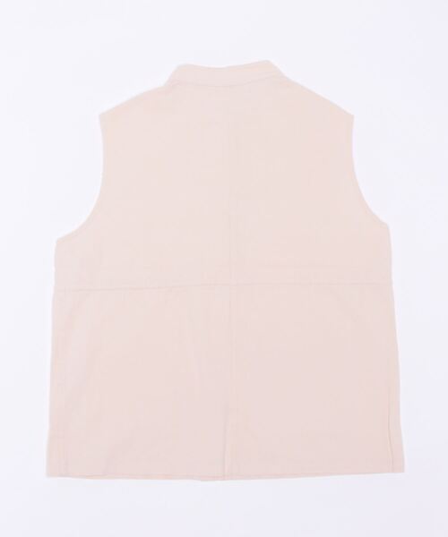 archives（アルシーヴ）の「ミリタリーベスト（ベスト・レディース・カーキ/アイボリー・MEDIUM）」の18枚目の写真