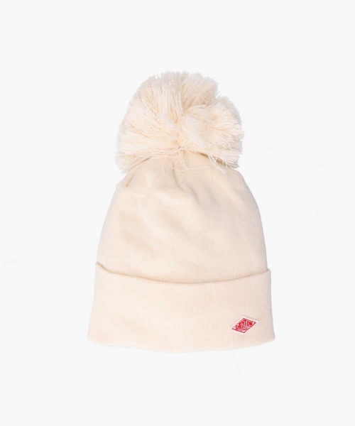 DANTON（ダントン）の「DANTON　PON KNIT CAP（ニットキャップ/ビーニー・レディース・ブラック/ダークグリーン/オフホワイト/ブルー/キャメル/チャコール/ダークネイビー/レッド・F）」の14枚目の写真