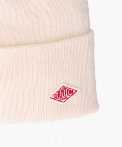 DANTON（ダントン）の「DANTON　PON KNIT CAP（ニットキャップ/ビーニー・レディース・ブラック/ダークグリーン/オフホワイト/ブルー/キャメル/チャコール/ダークネイビー/レッド・F）」の15枚目の写真