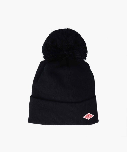 DANTON（ダントン）の「DANTON　PON KNIT CAP（ニットキャップ/ビーニー・レディース・ブラック/ダークグリーン/オフホワイト/ブルー/キャメル/チャコール/ダークネイビー/レッド・F）」の16枚目の写真