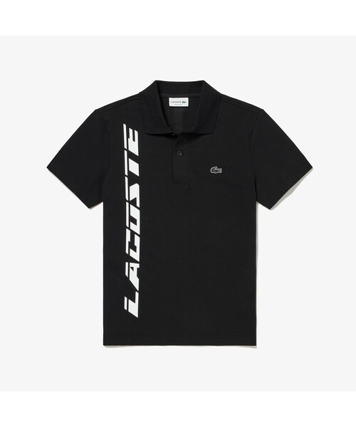 LACOSTE(ラコステ)の「エコ鹿の子地スポーツポロシャツ(ポロシャツ・メンズ・ライム/ブルー/ブラック・3/5/2/4/6)」の5枚目の写真