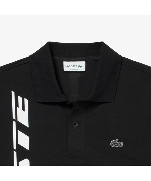 LACOSTE(ラコステ)の「エコ鹿の子地スポーツポロシャツ(ポロシャツ・メンズ・ライム/ブルー/ブラック・3/5/2/4/6)」の7枚目の写真